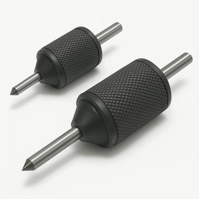 PRAZTECH ® Universal Transfer Centre Aligner Center Punch - Hardened Pin (Set of 2) | EASY transfer center holes accurately | DIY Workshop Garage Hand Tool - Image 1